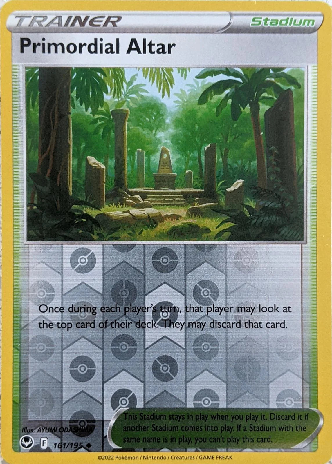 Altar Primigenio #161 — Tempestad Plateada (Reverse Holo)