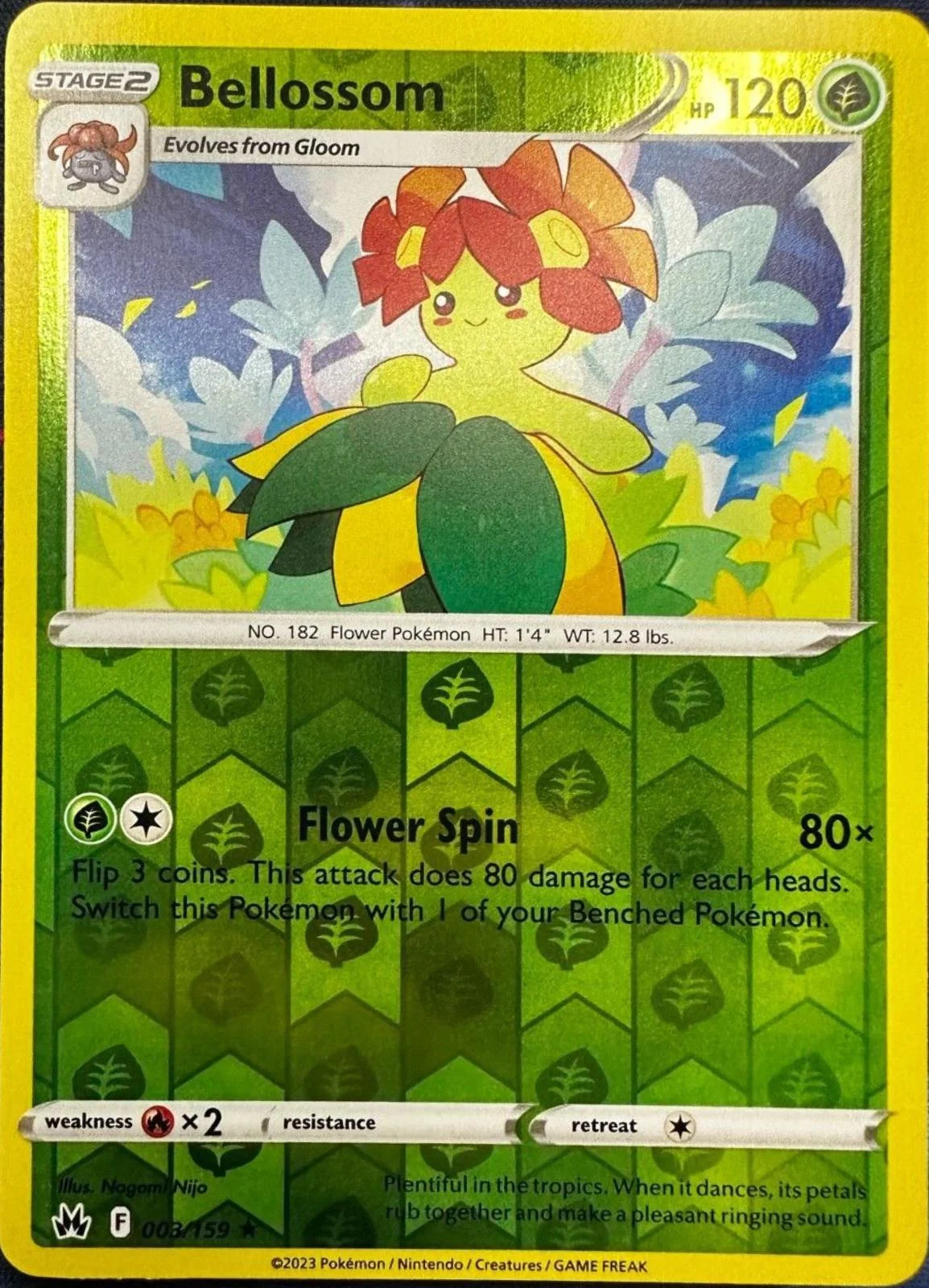 Bellossom #003 — Zenit Regale (Reverse Holo)