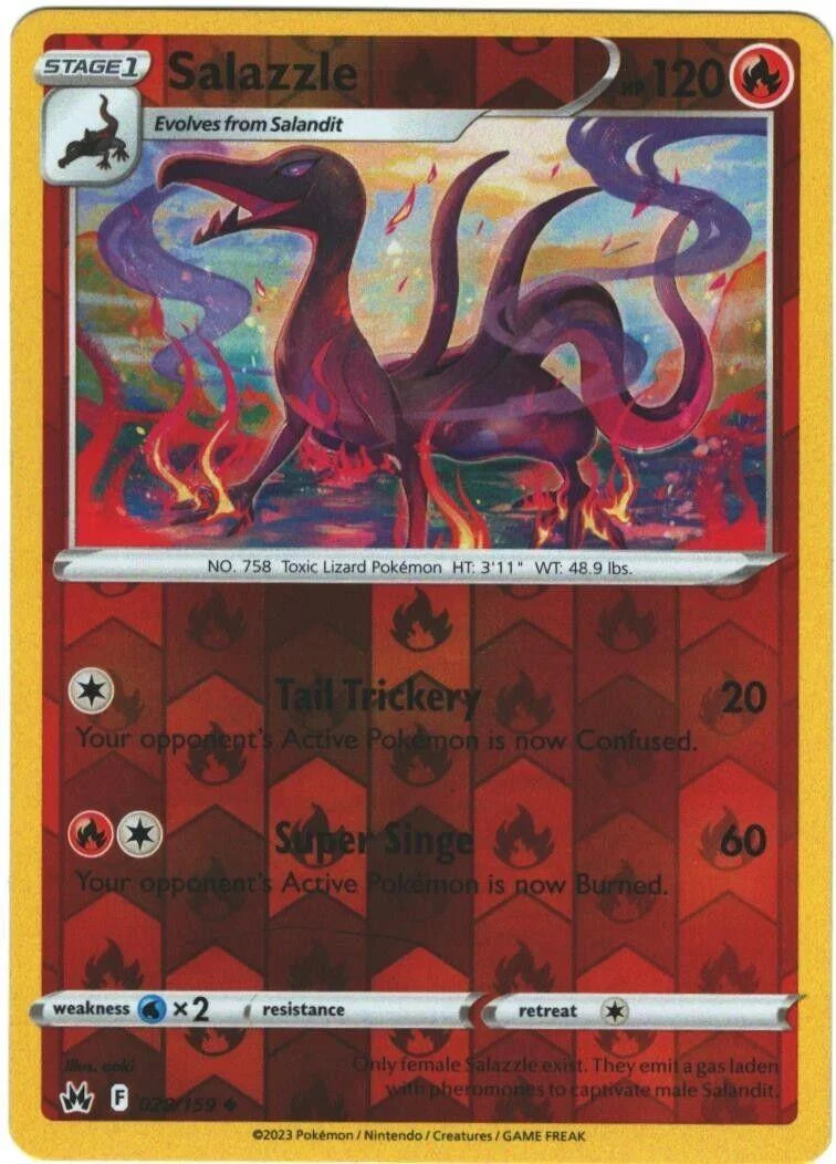 Salazzle #028 — Zenit Regale (Reverse Holo)