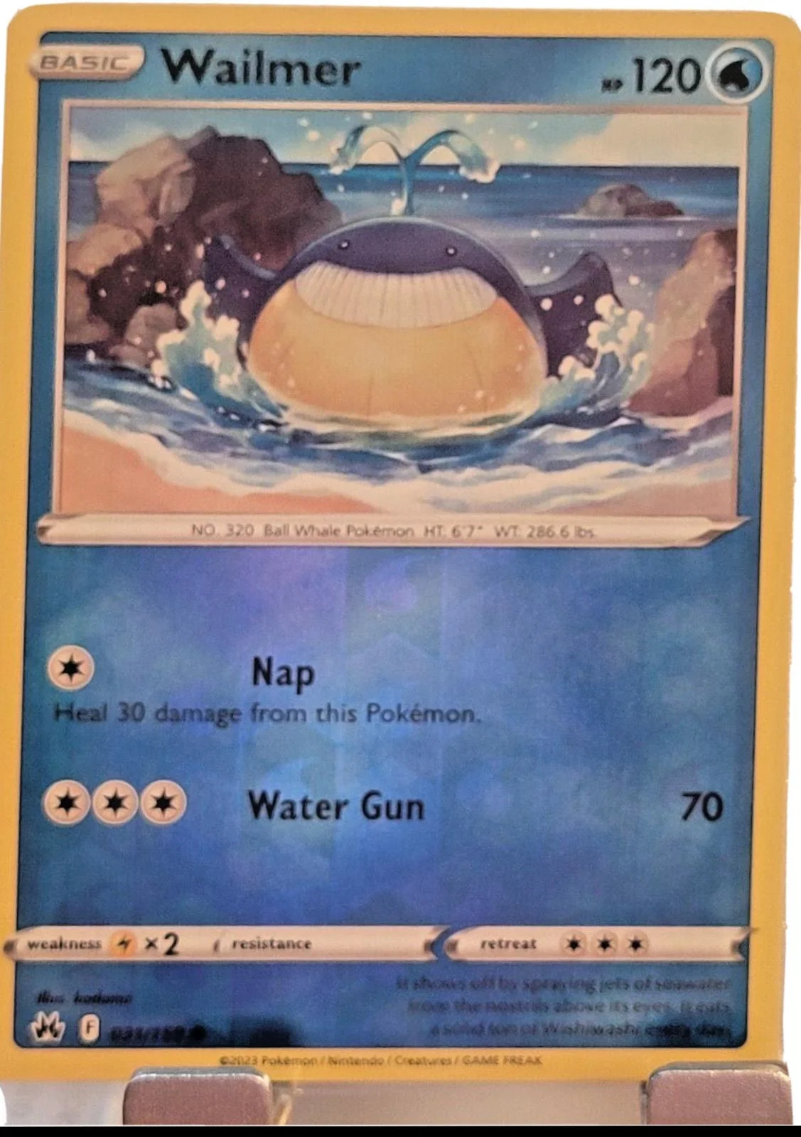 Wailmer #031 — Zenit Regale (Reverse Holo)