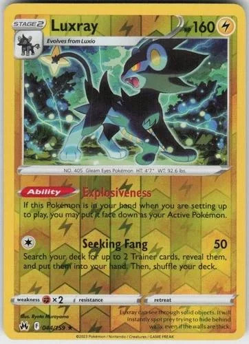 Luxray #044 — Zenit Regale (Reverse Holo)
