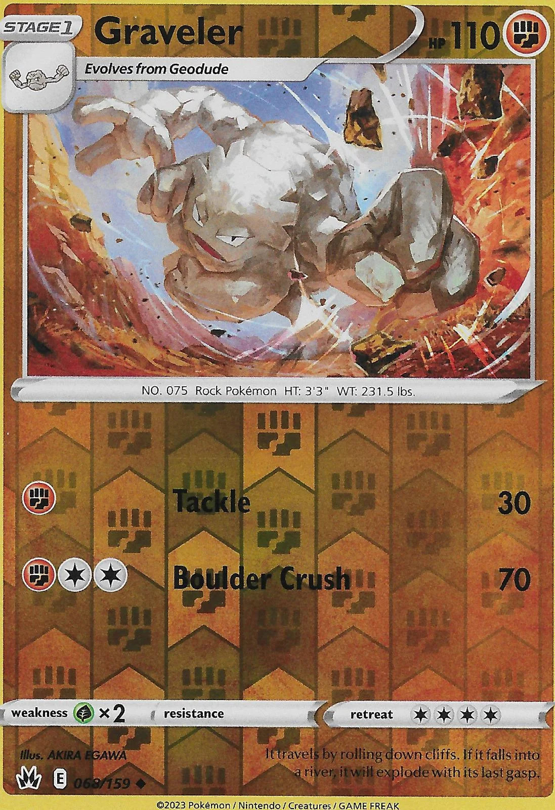 Graveler #068 — Realeza Absoluta (Reverse Holo)
