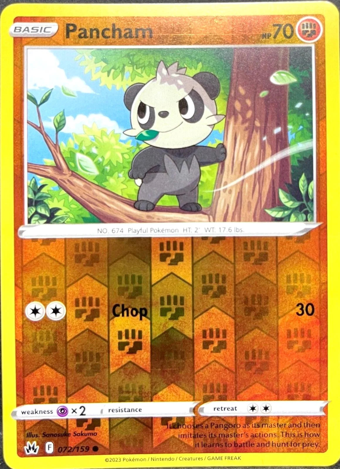 Pancham #072 — Cenit Supremo (Reverse Holo)