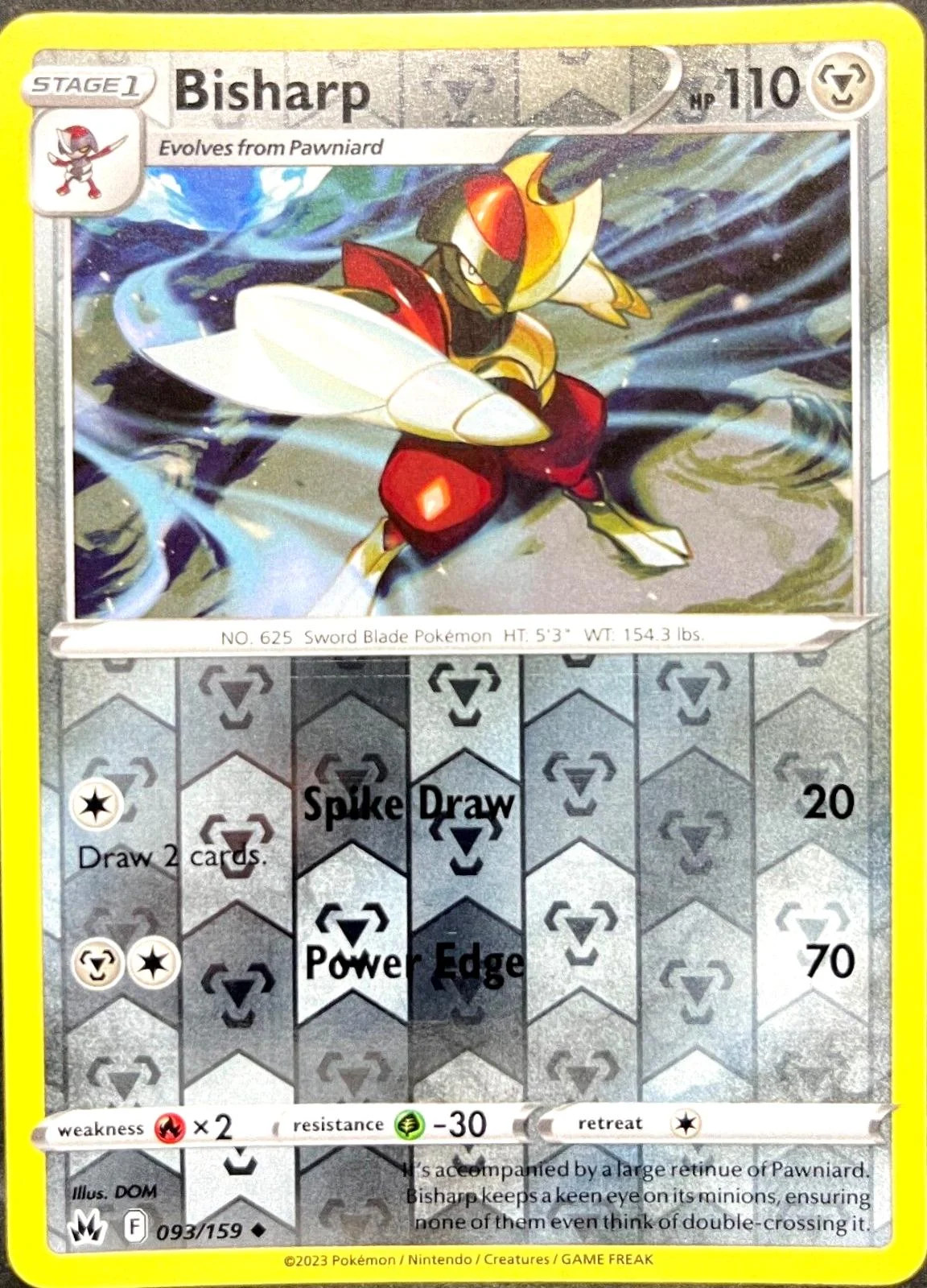 Bisharp #093 — Realeza Absoluta (Reverse Holo)
