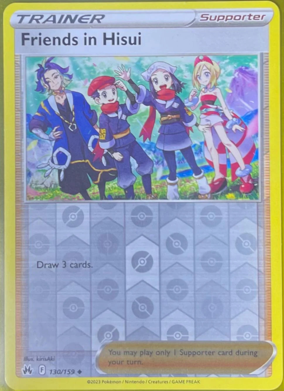 Amigos em Hisui #130 — Realeza Absoluta (Reverse Holo)