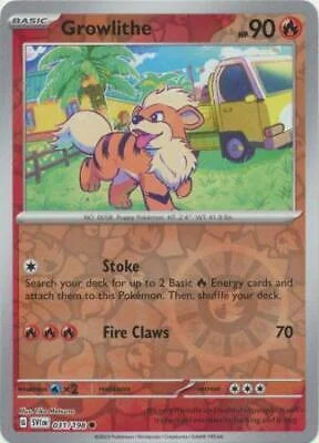 Growlithe #031 — Scarlatto e Violetto (Reverse Holo)