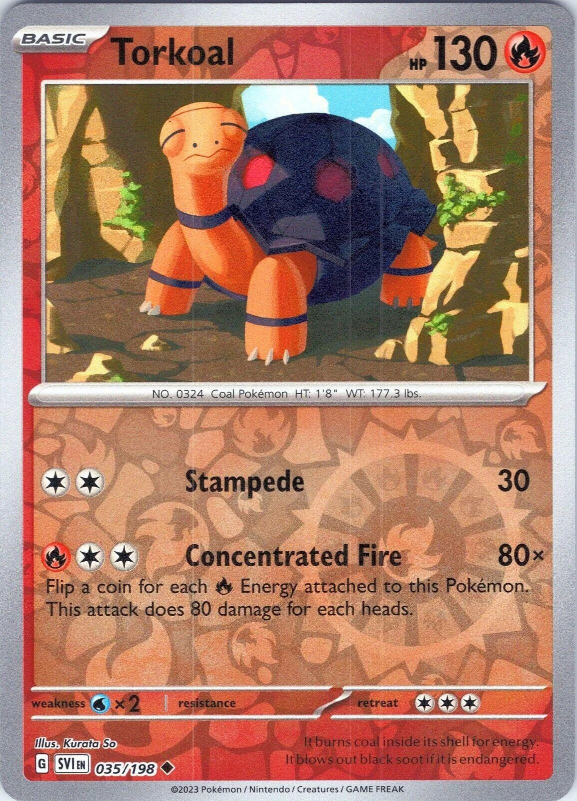 Qurtel #035 — Karmesin & Purpur (Reverse Holo)