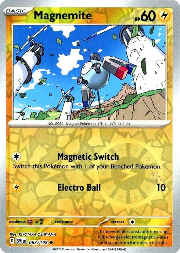 Magnetilo #063 — Karmesin & Purpur (Reverse Holo)