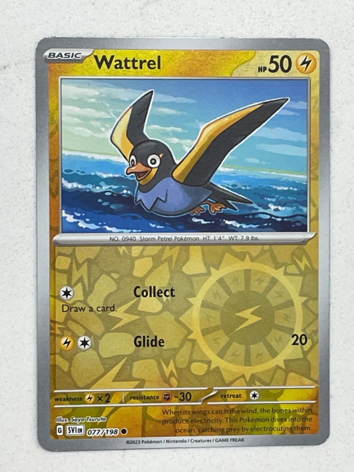 Wattrel #077 — Scarlatto e Violetto (Reverse Holo)