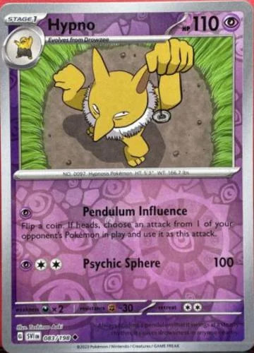 Hypno #083 — Escarlate e Violeta (Reverse Holo)
