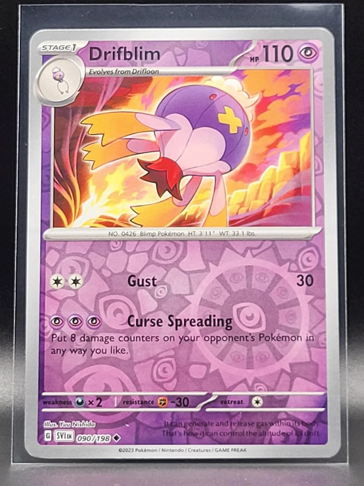 Drifblim #090 — Escarlate e Violeta (Reverse Holo)