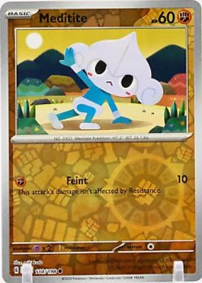 Meditite #110 — Escarlate e Violeta (Reverse Holo)