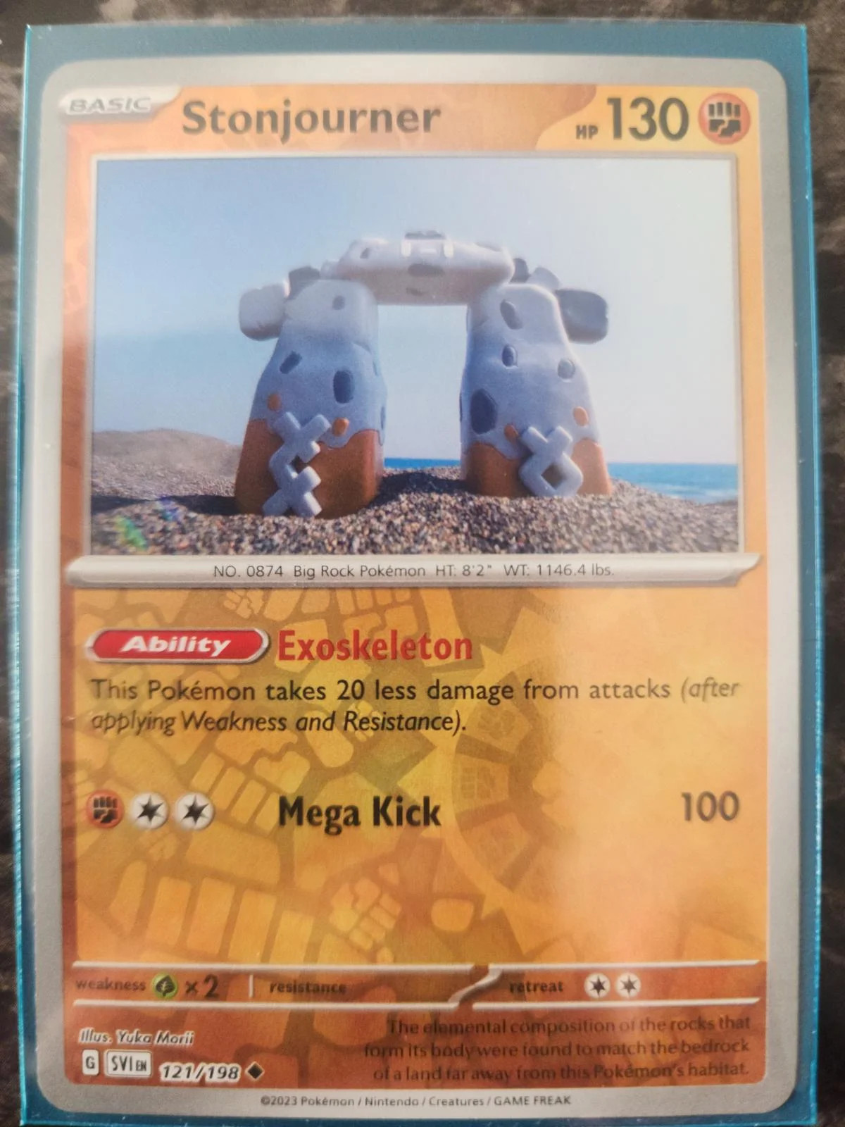 Stonjourner #121 — Escarlate e Violeta (Reverse Holo)