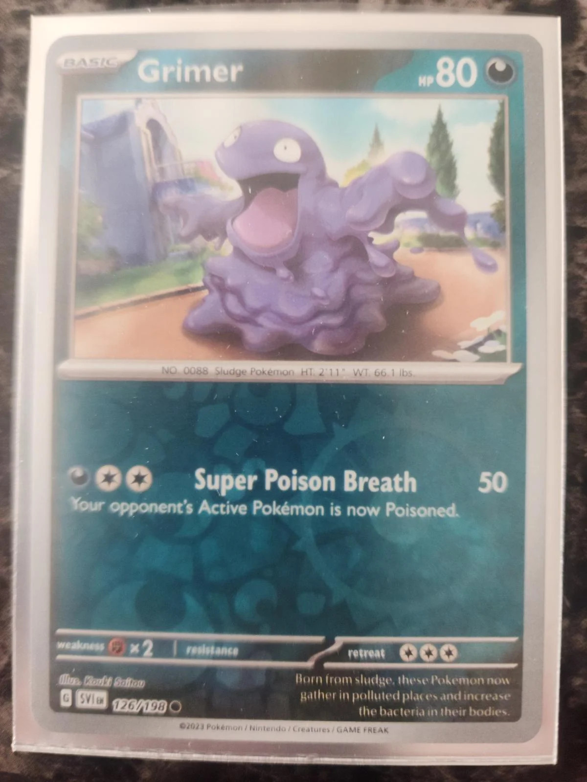 Grimer #126 — Escarlate e Violeta (Reverse Holo)