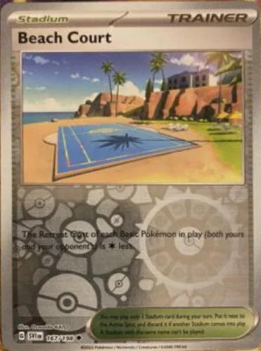 Strandplatz #167 — Karmesin & Purpur (Reverse Holo)