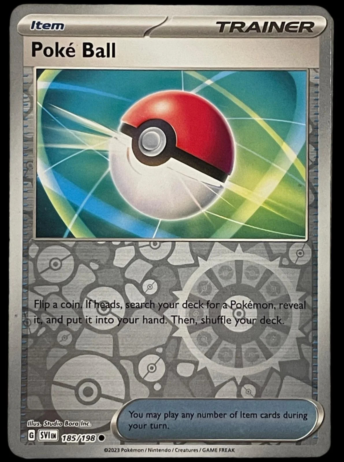 Pokéball #185 — Karmesin & Purpur (Reverse Holo)