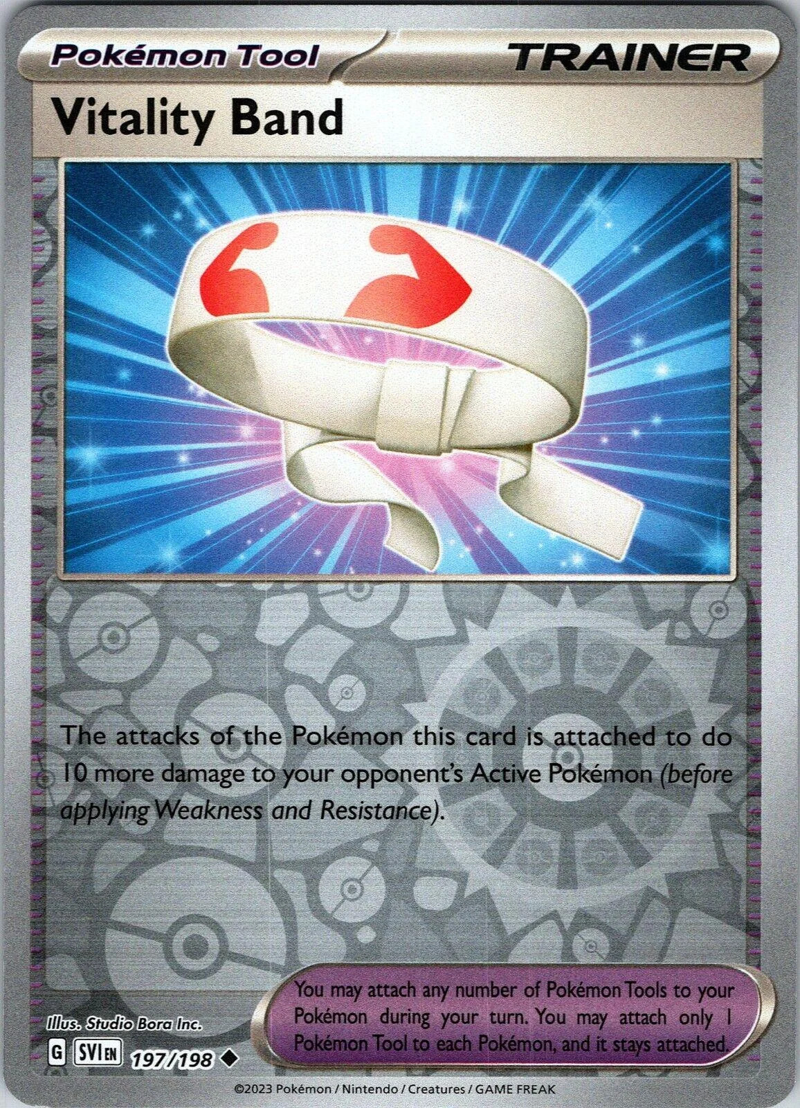 Bendavitale #197 — Scarlatto e Violetto (Reverse Holo)