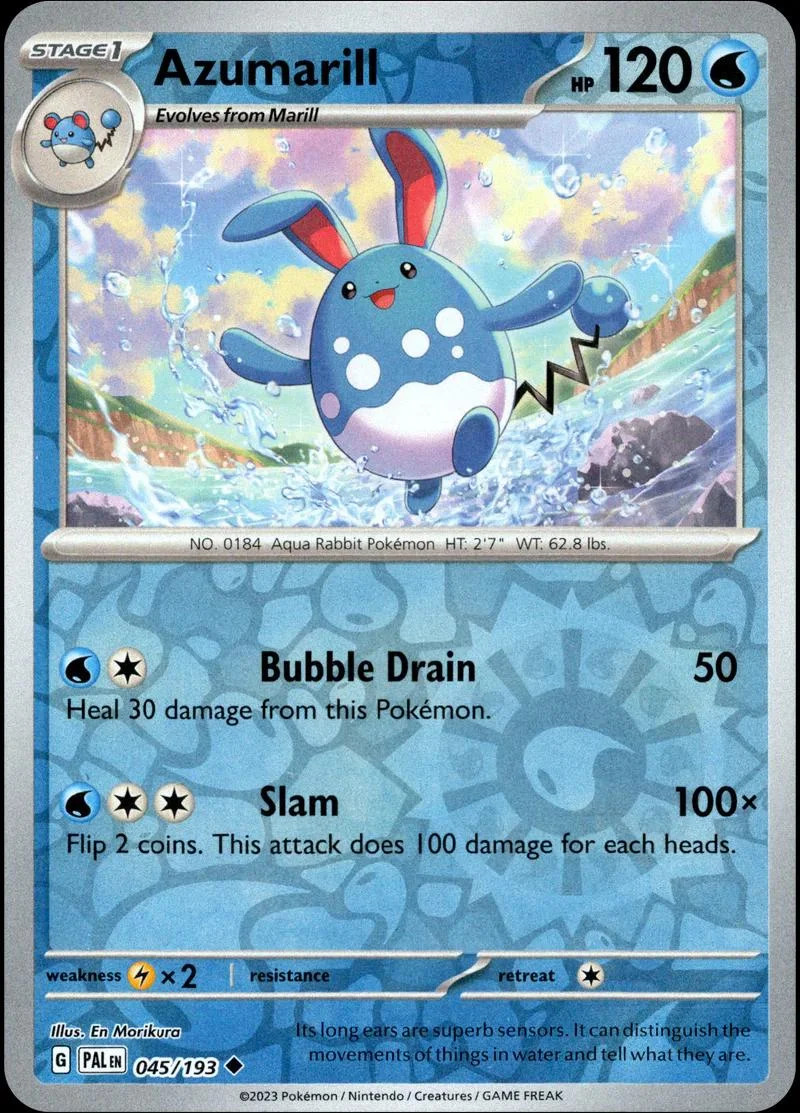 Azumarill #045 — Entwicklungen in Paldea (Reverse Holo)