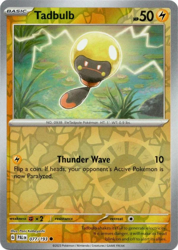 Tadbulb #077 — Evoluzioni a Paldea (Reverse Holo)