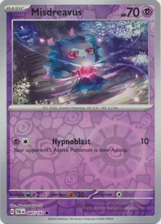 Misdreavus #087 — Evoluciones en Paldea (Reverse Holo)