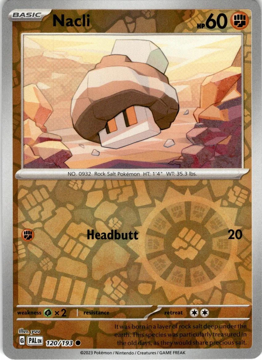 Nacli #120 — Evoluciones en Paldea (Reverse Holo)