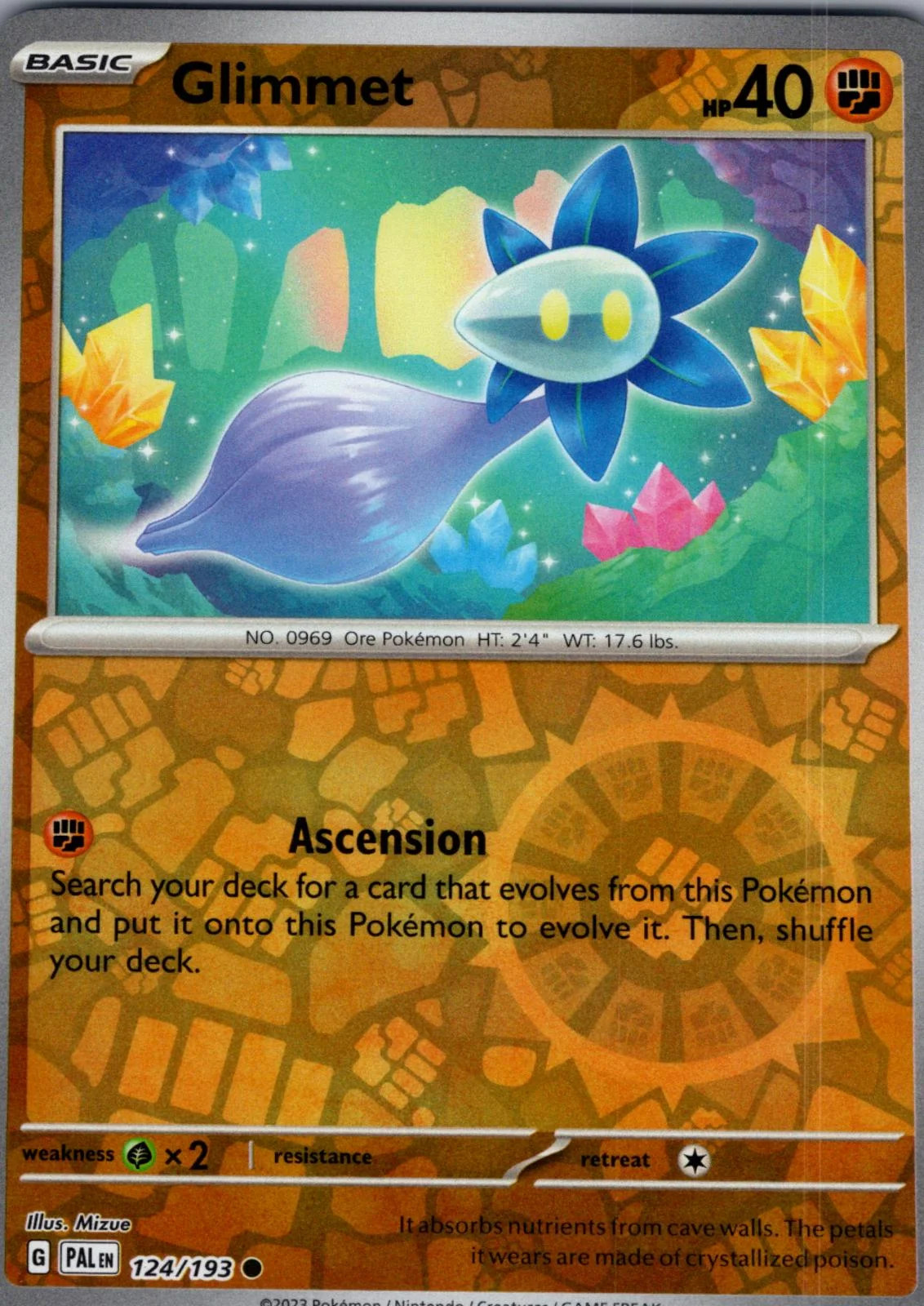 Glimmet #124 — Evoluciones en Paldea (Reverse Holo)