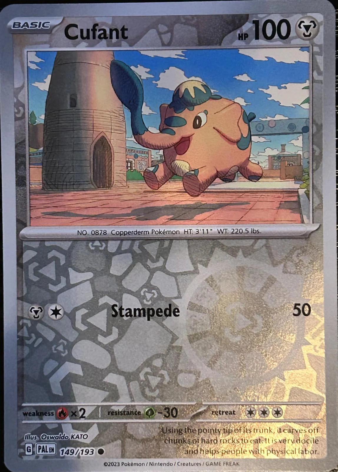 Cufant #149 — Evoluciones en Paldea (Reverse Holo)