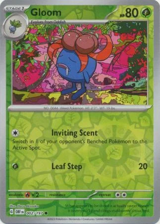 Gloom #002 — Ossidiana Infuocata (Reverse Holo)