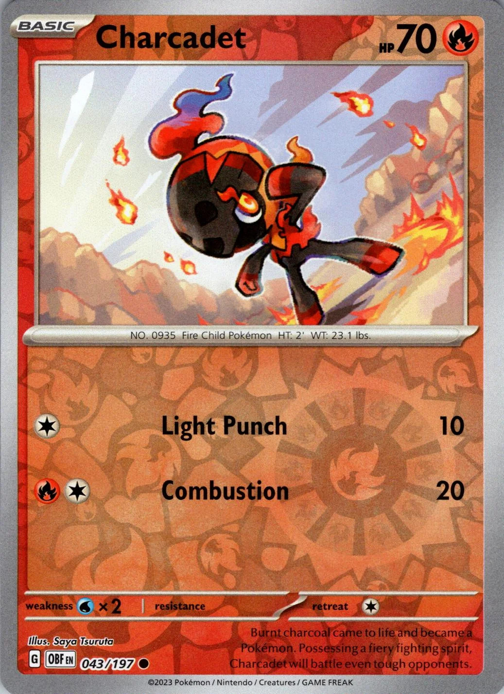 Charcadet #043 — Llamas Obsidianas (Reverse Holo)