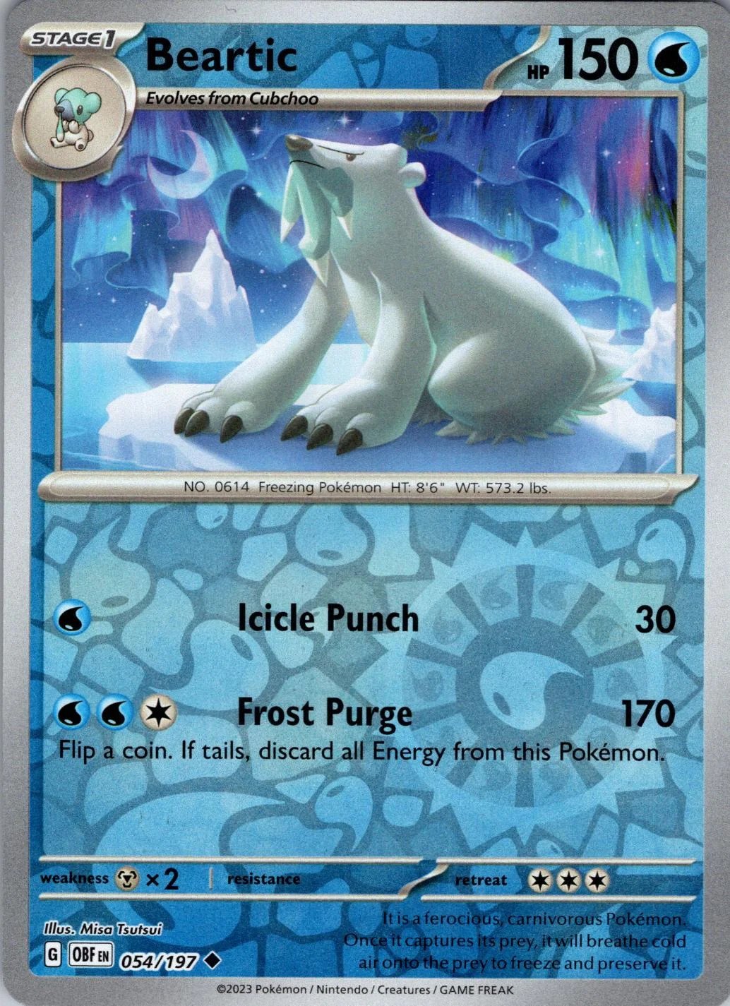 Siberio #054 — Obsidian Flammen (Reverse Holo)