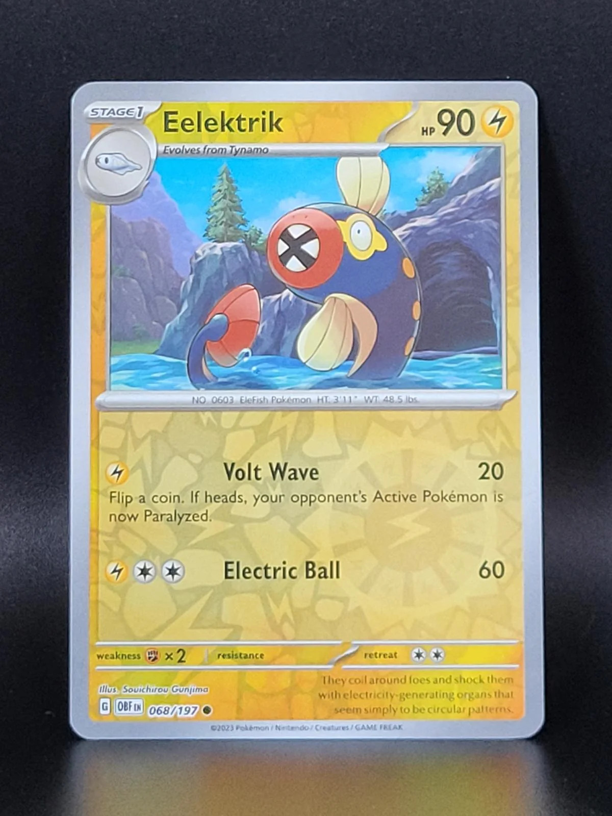 Zapplalek #068 — Obsidian Flammen (Reverse Holo)