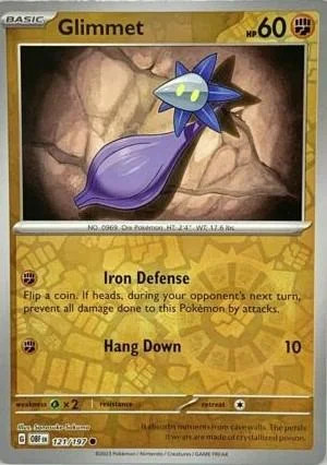 Glimmet #121 — Obsidiana em Chamas (Reverse Holo)