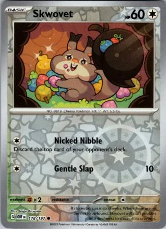 Raffel #178 — Obsidian Flammen (Reverse Holo)
