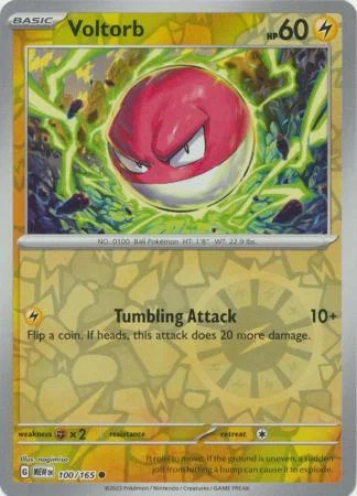 Voltorb #100 — 151 (Reverse Holo)