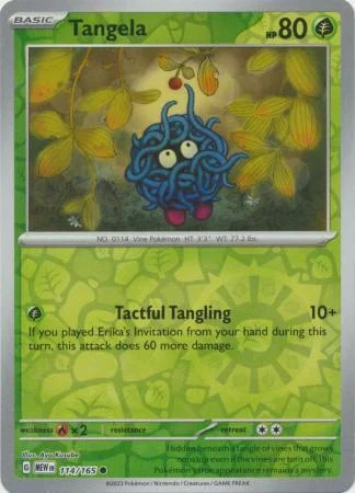 Tangela #114 — 151 (Reverse Holo)