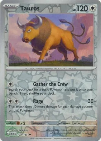 Tauros #128 — 151 (Reverse Holo)