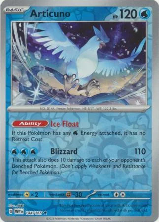 Articuno #144 — 151 (Reverse Holo)