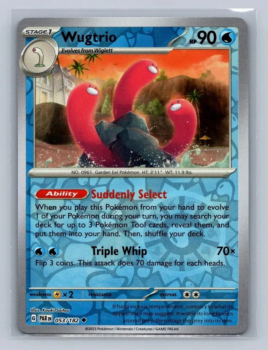 Wugtrio #053 — Fenda Paradoxal (Reverse Holo)