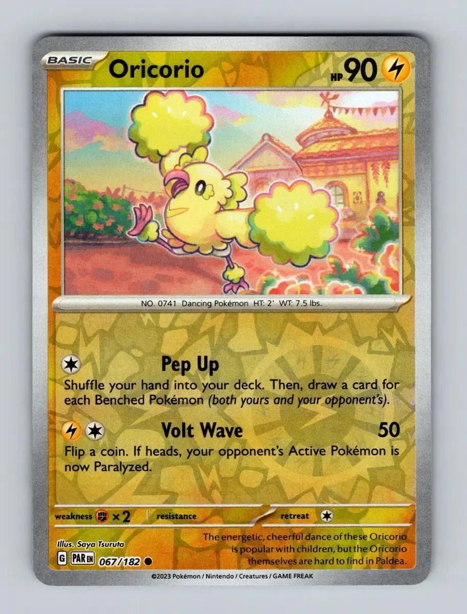 Oricorio #067 — Paradosso Temporale (Reverse Holo)
