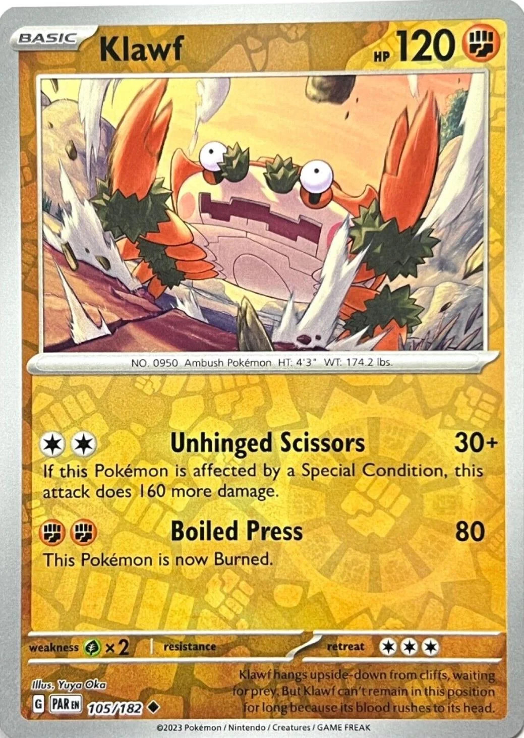 Klawf #105 — Fenda Paradoxal (Reverse Holo)