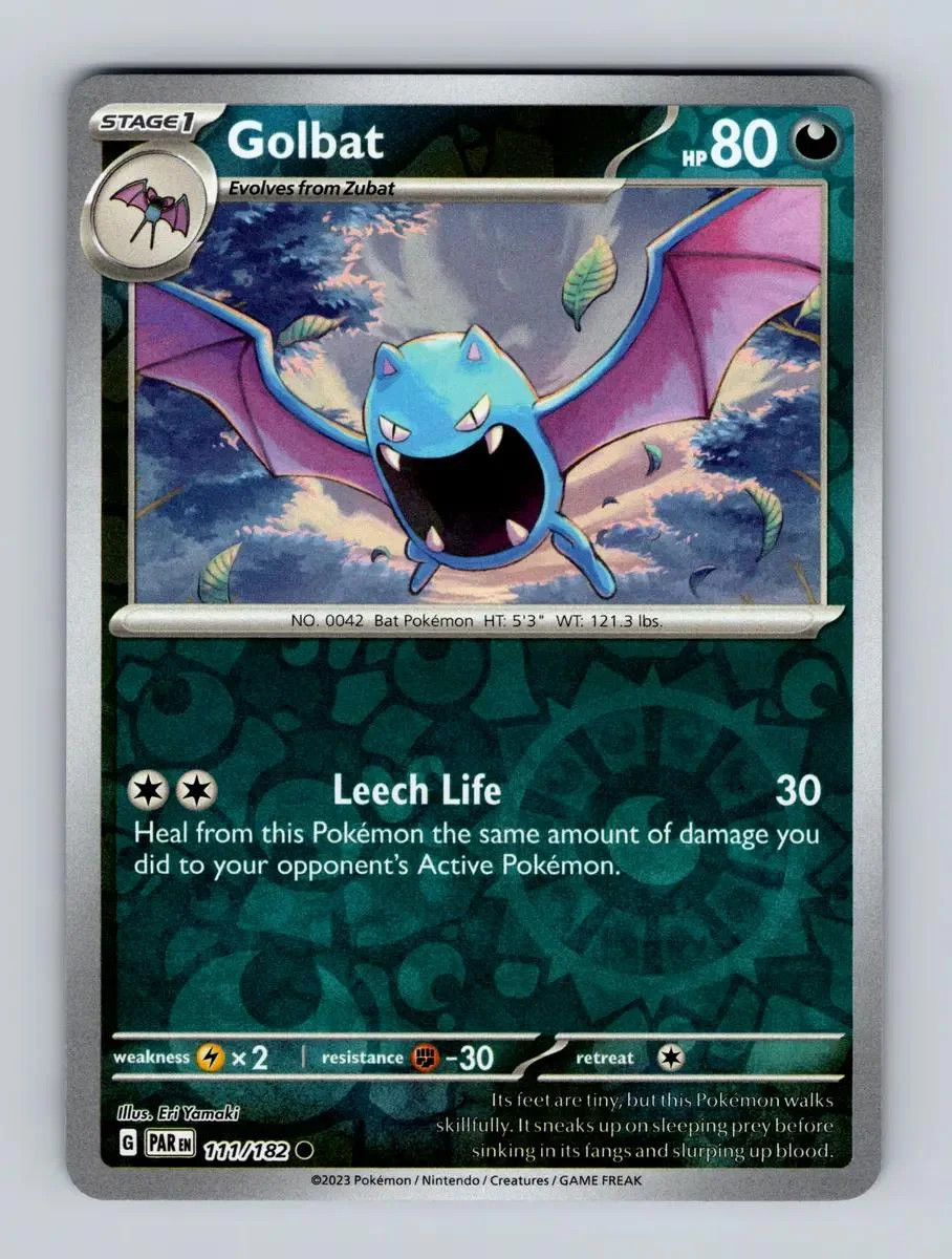 Golbat #111 — Paradosso Temporale (Reverse Holo)