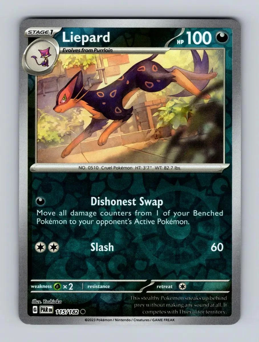 Liepard #115 — Paradosso Temporale (Reverse Holo)
