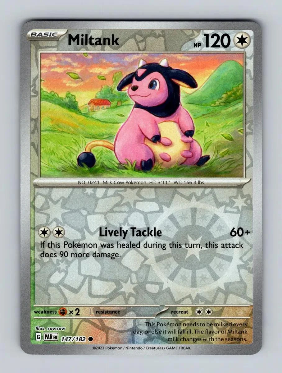 Miltank #147 — Fenda Paradoxal (Reverse Holo)