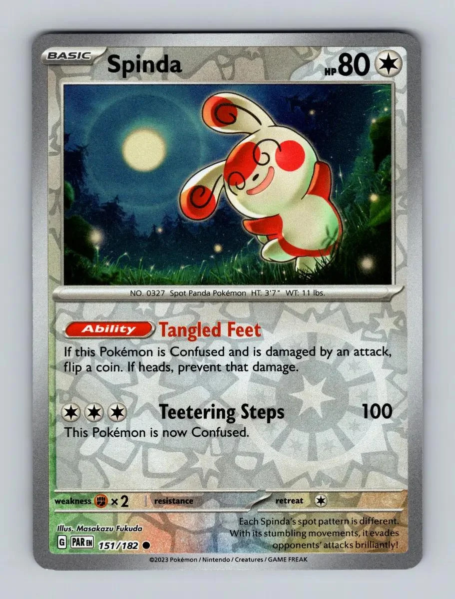 Spinda #151 — Fenda Paradoxal (Reverse Holo)