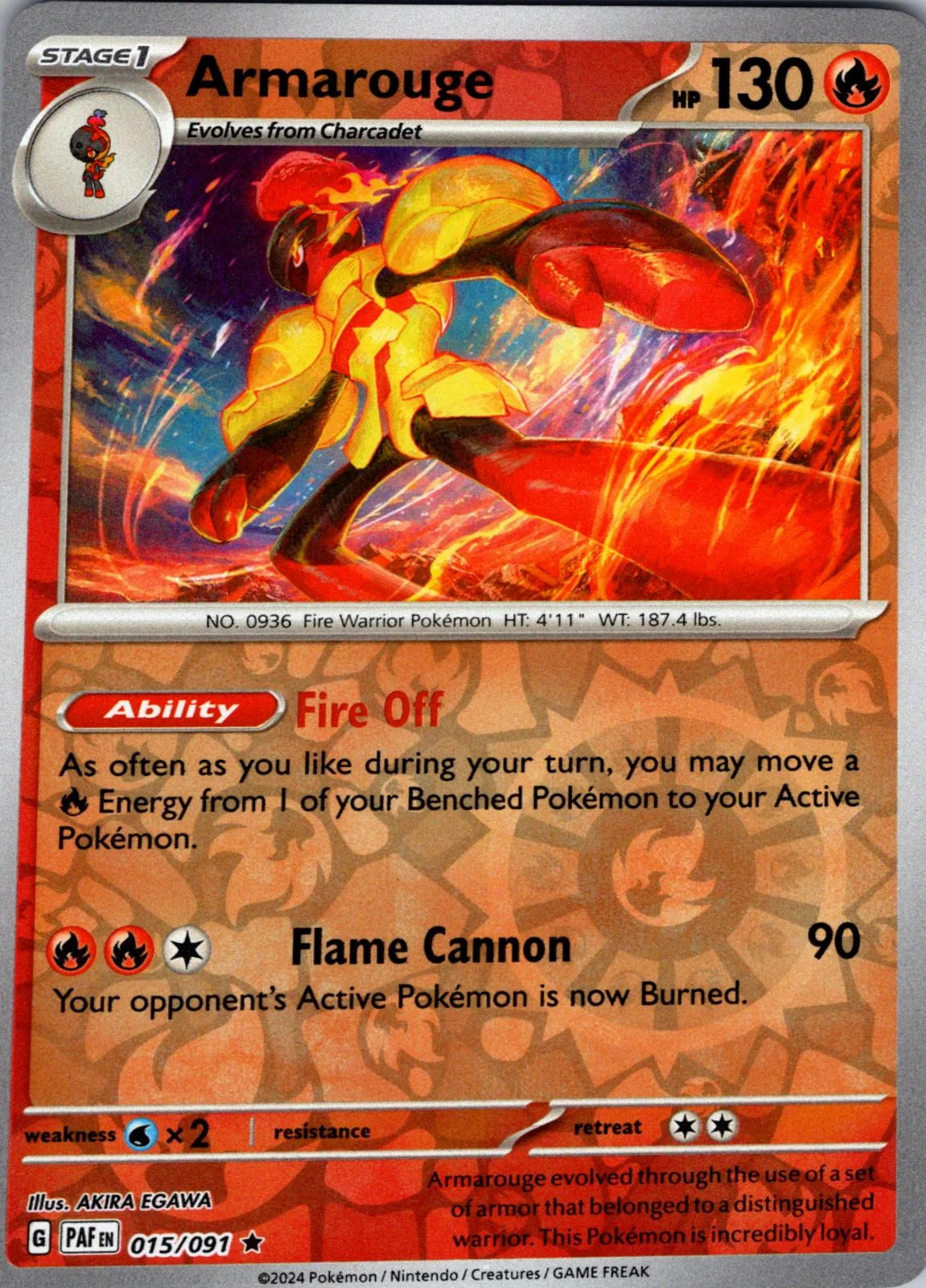 Armarouge #015 — Destino di Paldea (Reverse Holo)