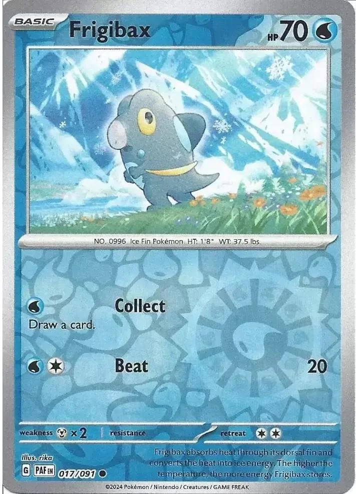 Frigibax #017 — Destinos de Paldea (Reverse Holo)