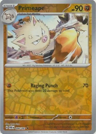 Primeape #046 — Destinos de Paldea (Reverse Holo)