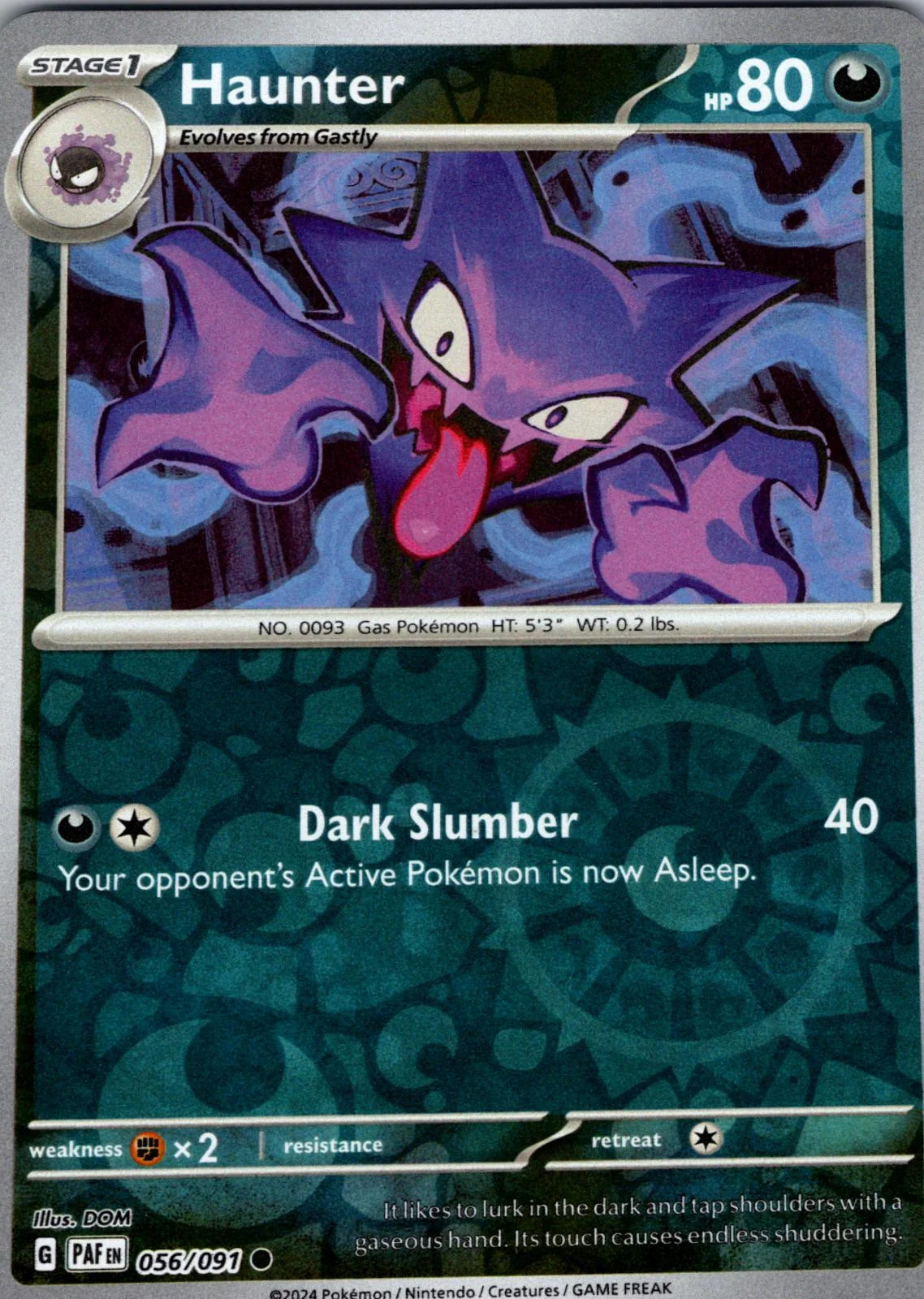 Haunter #056 — Destinos de Paldea (Reverse Holo)