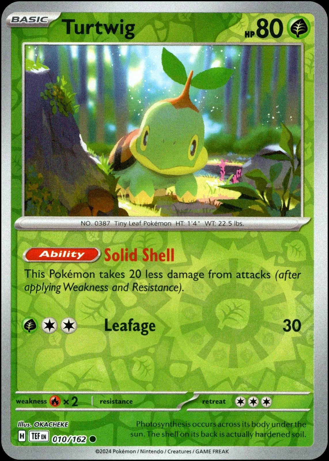 Turtwig #010 — Cronoforze (Reverse Holo)