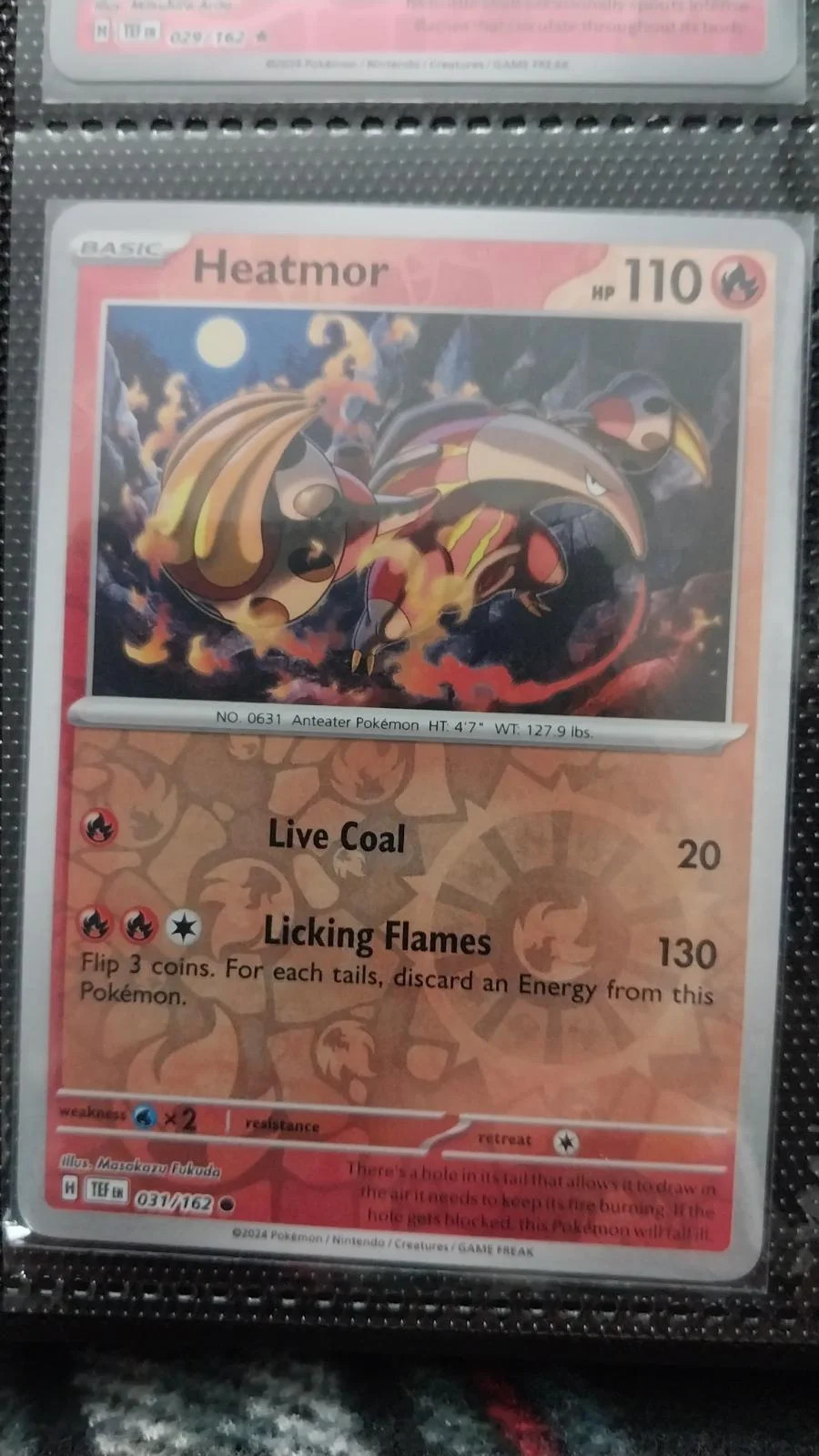 Heatmor #031 — Forças Temporais (Reverse Holo)